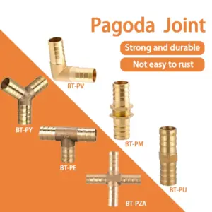 Brass & Copper Tube Fittings Set for 4-19mm tubing