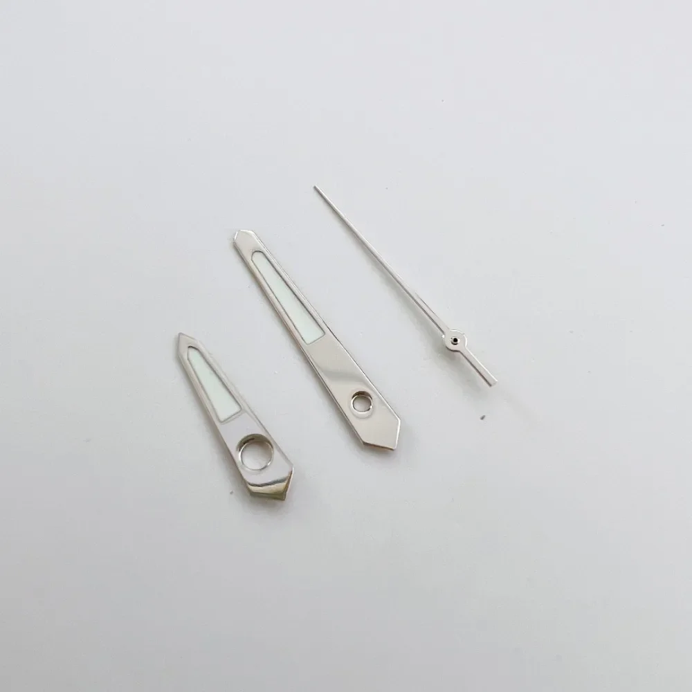 Luminous Silver Watch Hands Set for NH35/NH36 3 Luminous Silver Watch Hands Set for NH35/NH36 - Image 3