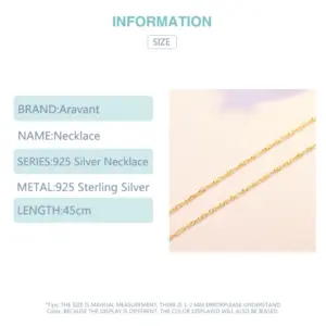 Elegant 45cm Water-Wave Sterling Necklace 9 S6b8b0ed9756d4e41ba06fe0d9c00a260P