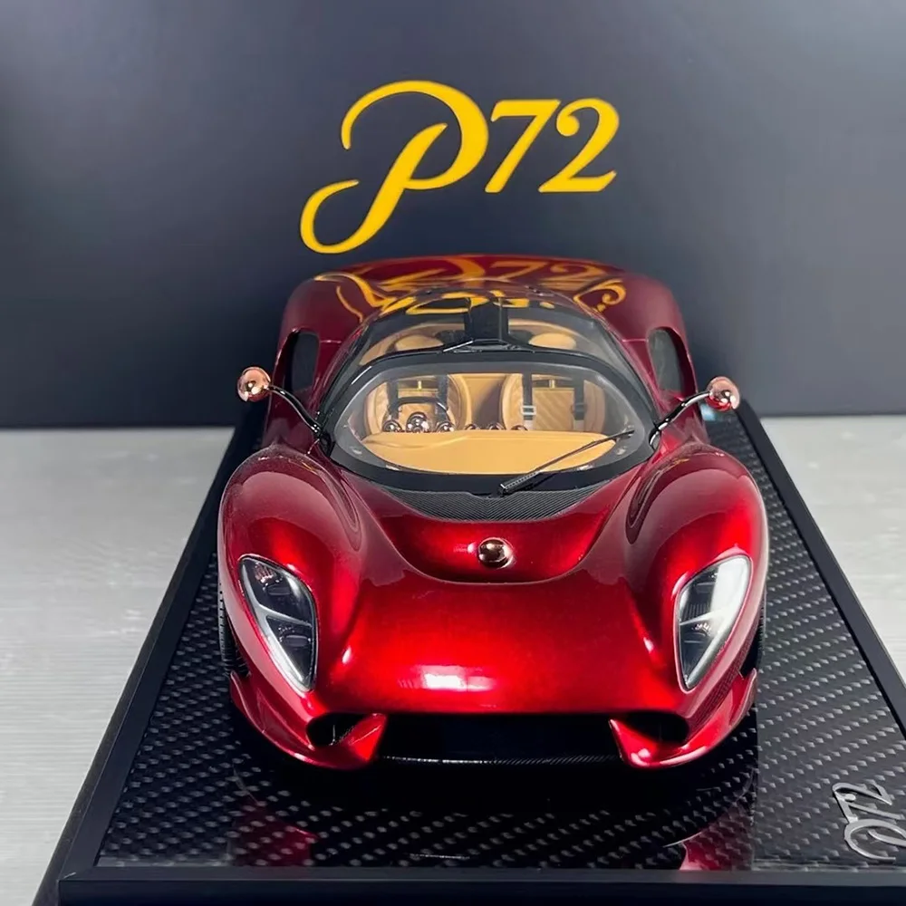 Red Limited Edition P72 Car Model 1:18 Scale 3 Red Limited Edition P72 Car Model 1:18 Scale - Image 3