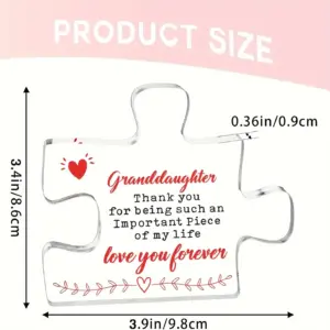 Heartfelt Acrylic Desk Sign for Granddaughter 8 S6bbb2723fb55428b96be7f4f84465b490