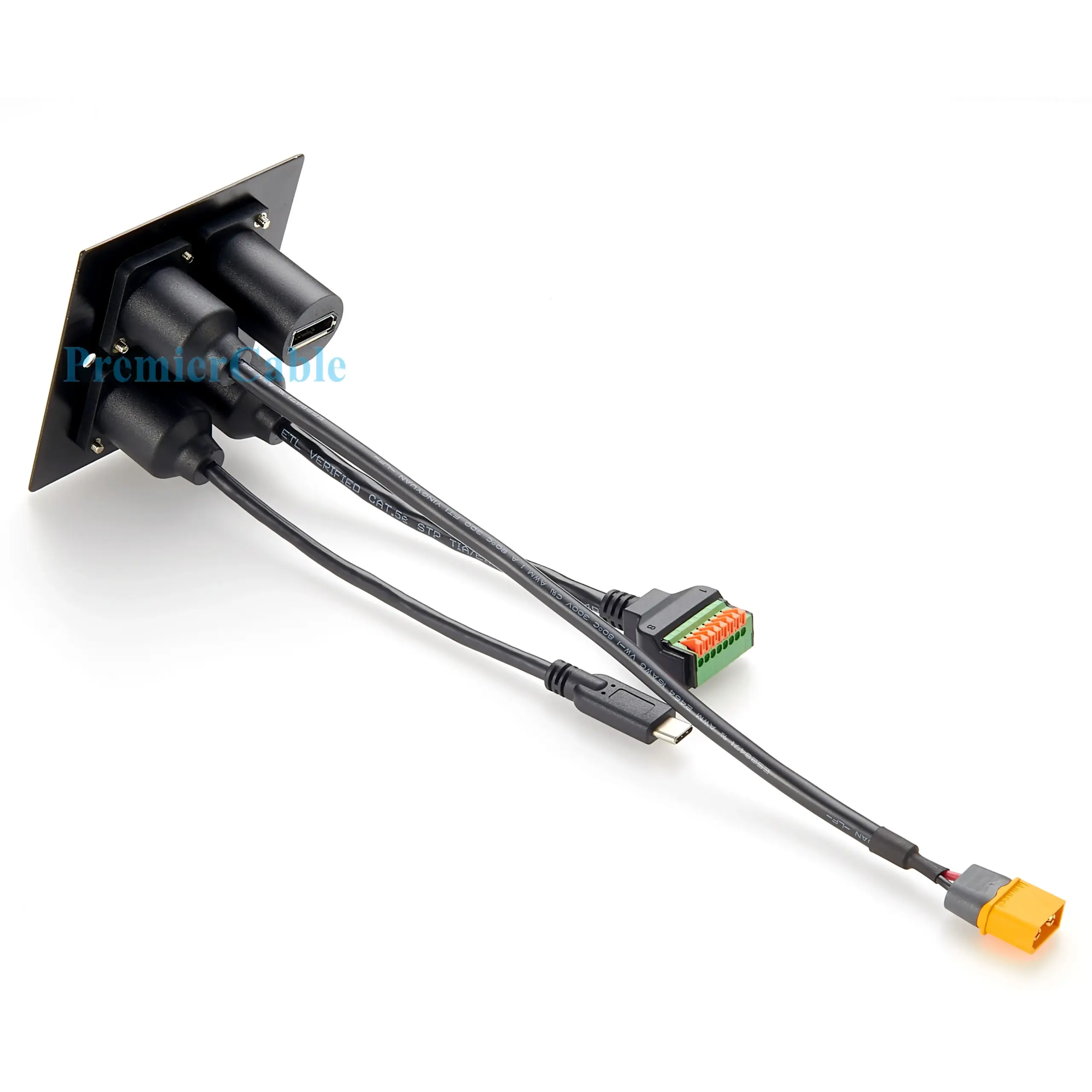 XT60 Panel Mount Extension Cable 30cm 6 XT60 Panel Mount Extension Cable 30cm - Image 6