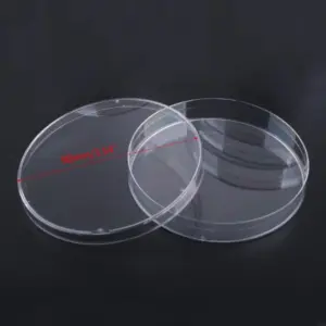 Set of 10 90mm Glass-Like Plastic Petri Dishes 11 S6bd35da5bc1b492d970b3e39286313c2y