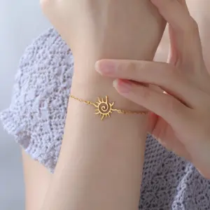Celestial Spiral Sun Charm Bracelet for Women 10 S6bee65d0c70a45eebb92bfc9bf390278M
