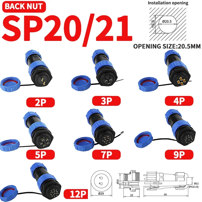 Waterproof Connector IP68 for Industrial Use 8 Waterproof Connector IP68 for Industrial Use - Image 8