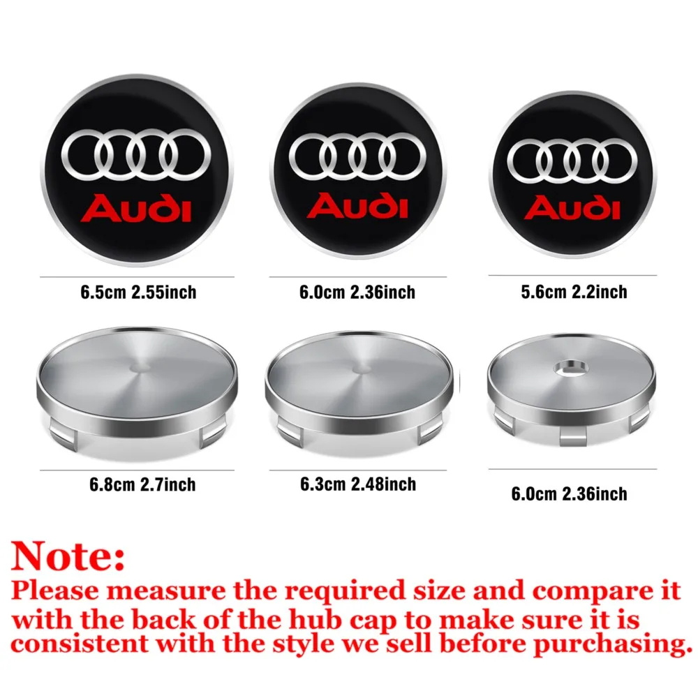 Aluminum Hub Cap and Sticker Set for Vehicles 2 Aluminum Hub Cap and Sticker Set for Vehicles - Image 2