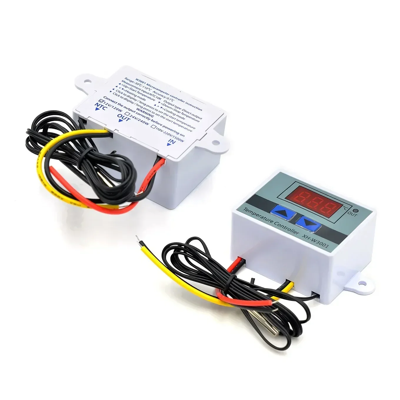 Digital LED Temperature Controller XH-W3001 2 Digital LED Temperature Controller XH-W3001 - Image 2