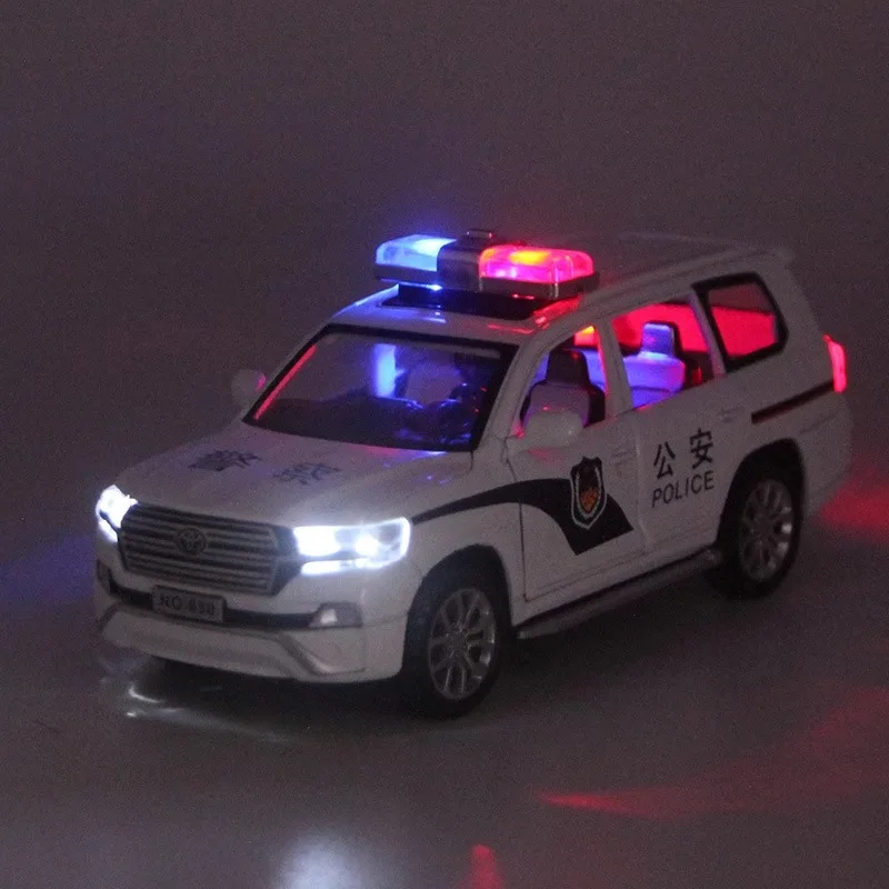 1:32 Toyota Cruiser Police SUV Diecast Model 5 1:32 Toyota Cruiser Police SUV Diecast Model - Image 5