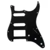 Black Stratocaster Pickguard for HSS Guitars