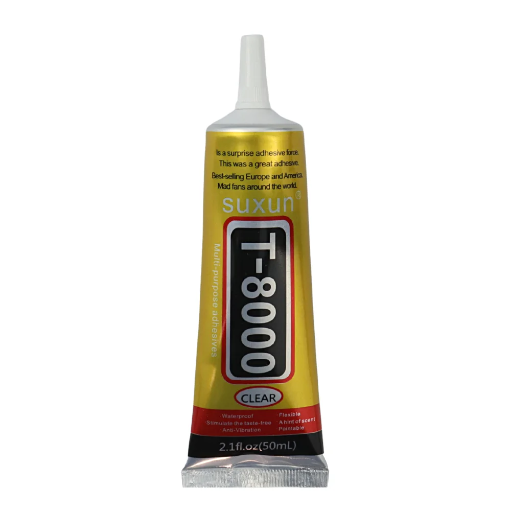 SUXUN T8000 Clear Contact Adhesive 3 Sizes 7 SUXUN T8000 Clear Contact Adhesive 3 Sizes - Image 7