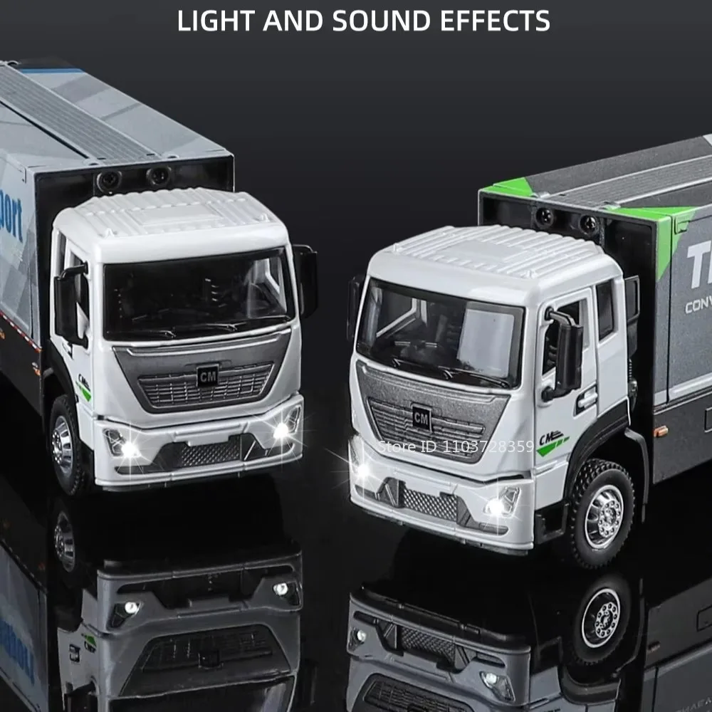 1:32 Scale Urban Cargo Container Truck Model 5 1:32 Scale Urban Cargo Container Truck Model - Image 5