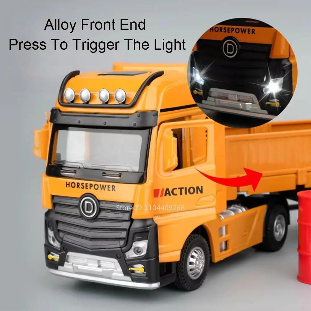 1:32 Scale Construction Truck and Crane Model 5 1:32 Scale Construction Truck and Crane Model - Image 5