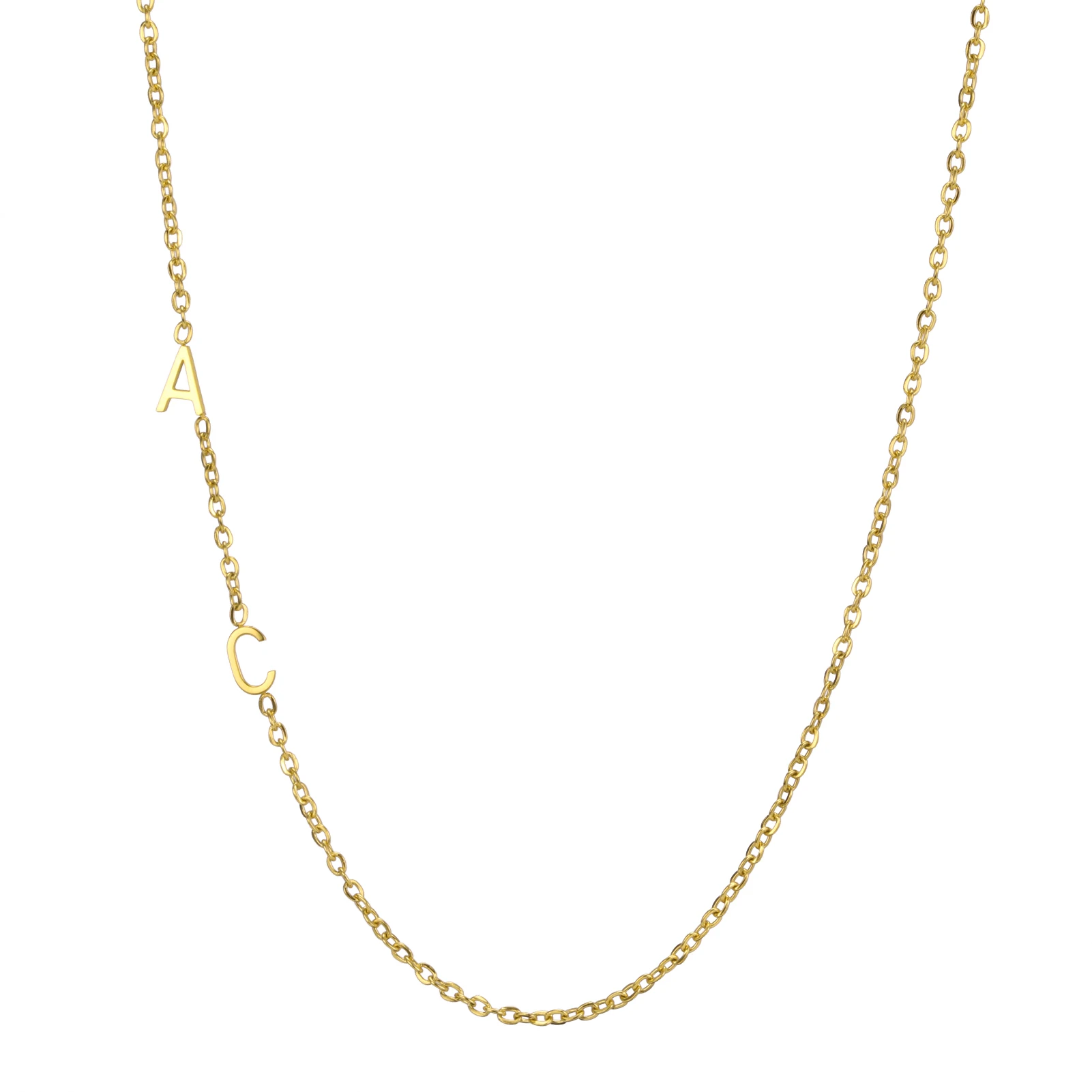 Personalized Stainless Steel Initial Necklace for Women 8 Personalized Stainless Steel Initial Necklace for Women - Image 8