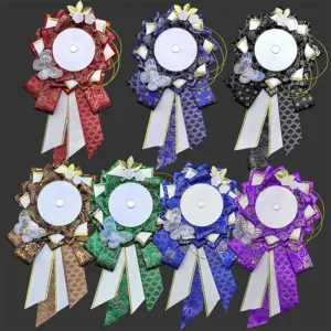 Vibrant Fabric Badge Holder with Butterfly Motif 13 S6c6d9fcf98814ad3be3277ae8e65ebb64