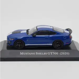 Vivid Blue Shelby GT500 1:43 Scale Replica 9 S6c8a5ae76de9422db9f837012660e499G