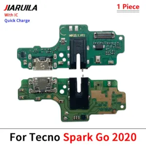 Set of 10 USB Charging Port Flex Cables for Tecno Spark 2020-2024 9 S6ca654347eb448c2ad1a7a1fe770a140F