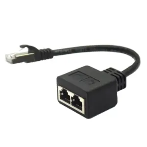 RJ45 Ethernet Splitter Cable 1 Male to 2 Female 8 S6ca8525c86ea4aceafe309118c758380v