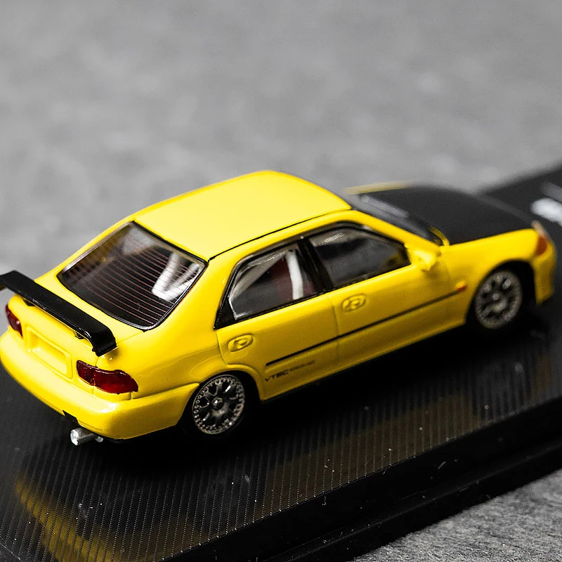 Yellow Honda Civic Ferio SiR EG9 Die-Cast Model 4 Yellow Honda Civic Ferio SiR EG9 Die-Cast Model - Image 4