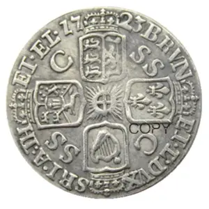 Vintage King George I 1723 Silver Coin Replica 11 S6cc52437c13643d286faadc4b8b59aa0S