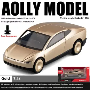 1:32 Scale Gold Car Model Diorama 16 S6cde12d63d1b401cb7dce70e3532f775S