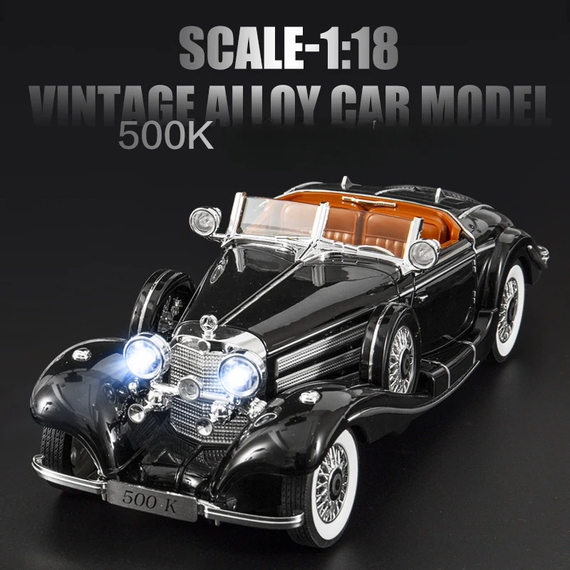 1936 Benz 500K 1:18 Diecast Model 2 1936 Benz 500K 1:18 Diecast Model - Image 2