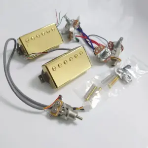 Gold Humbucking Pickups Set for LP Guitars 8 S6cfbc83520e1434eaea8e45f39259a1bE