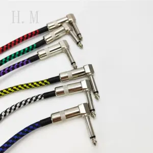 Vibrant 15cm Guitar Effect Patch Cables Set 10 S6d11eb53aed3478a945d05c0206c4be8i