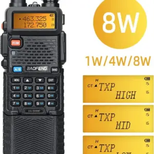Baofeng UV-5R Dual-Band Walkie-Talkie 8W 11 S6d1b188f2d3f4db5b2d24779e7743b27L