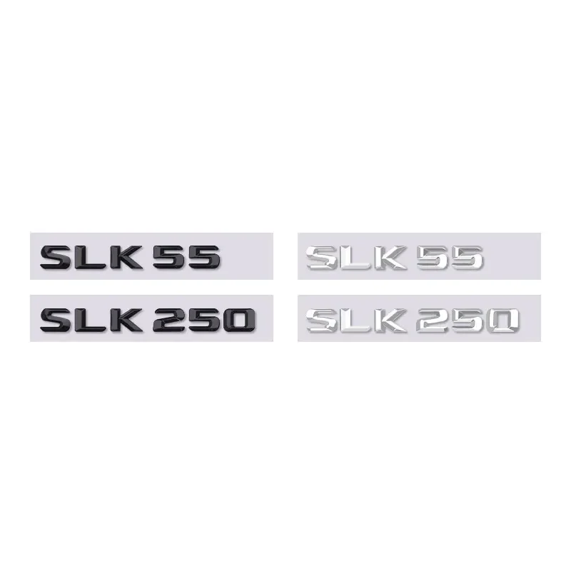 Mercedes-Benz Model Badge Sticker Set for GLK250 & SLK55 4 Mercedes-Benz Model Badge Sticker Set for GLK250 & SLK55 - Image 4