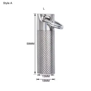 Titanium Alloy Travel Pill Box - Multiple Sizes 18 S6d20cd9d1b074ab9aa99e3c17ba2fb89s