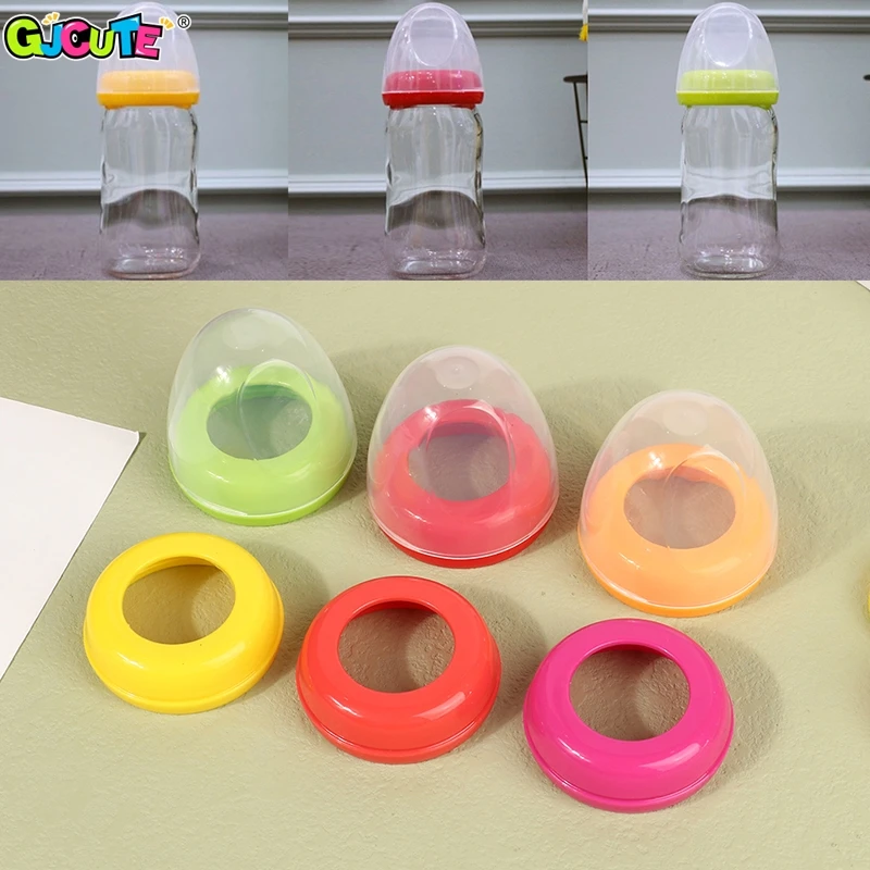 Colorful Baby Bottle Cap Set for Pigeon 4 Colorful Baby Bottle Cap Set for Pigeon - Image 4