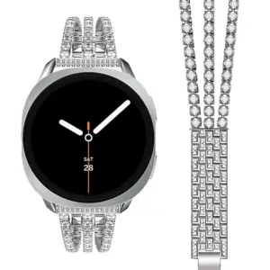 Diamond Stainless Steel Watch Strap for Galaxy Watch 8 10 S6d3ba86708cd43e1a8e40e48ce58d441v