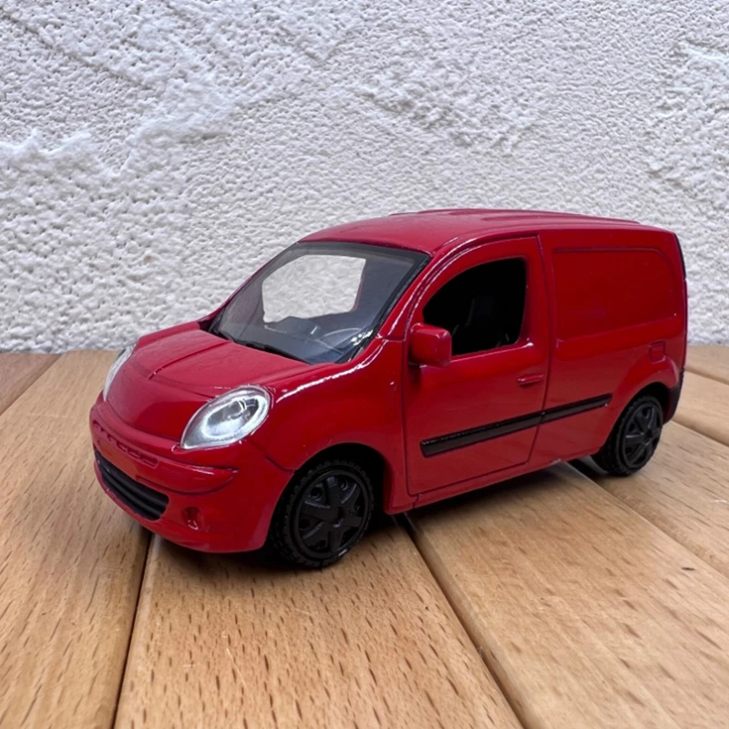 Red Diecast Van Transport Model 1/43 Scale 2 Red Diecast Van Transport Model 1/43 Scale - Image 2