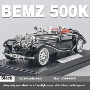 1:32 Mercedes Benz 500K Diecast Model 17 S6d7502f50df64ff38e1fee8aaf18c7caq