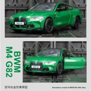 1:32 BMW M4 G82 Diecast Model in Green 11 S6d8ef88437a84621b59f0809d66a585dA