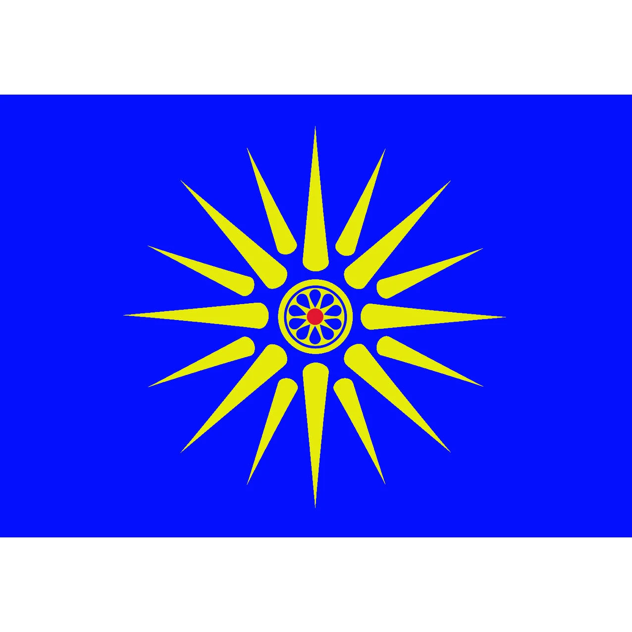 Macedonia Flag 90x150cm, Durable Polyester 2 Macedonia Flag 90x150cm, Durable Polyester - Image 2