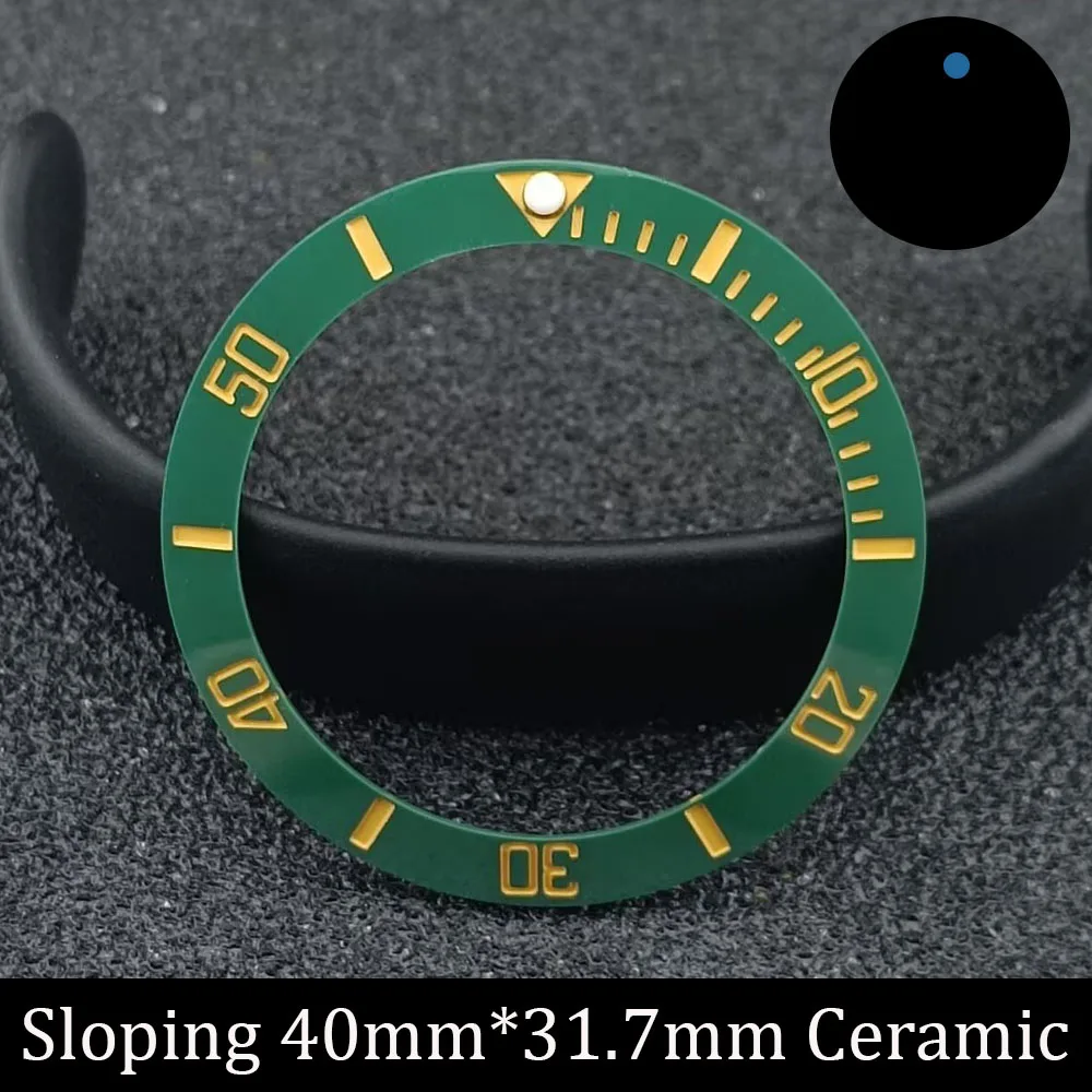 Black Ceramic Diver's Watch Bezel Insert 40mm 7 Black Ceramic Diver's Watch Bezel Insert 40mm - Image 7