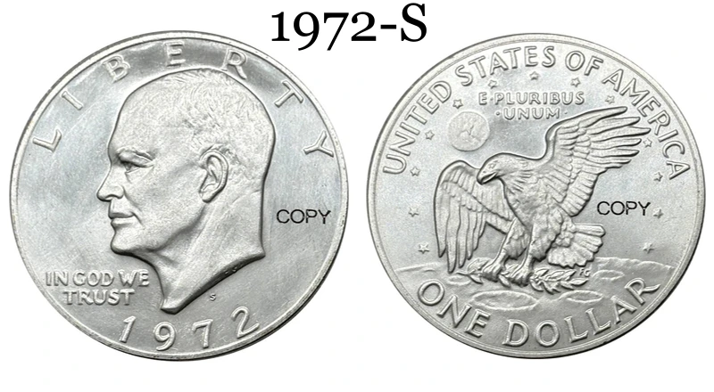 Eisenhower Dollar Replica Coin for Collectors 7 Eisenhower Dollar Replica Coin for Collectors - Image 7