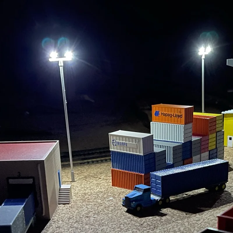 HO Scale Model Tower Lights Set 4x65mm 3 HO Scale Model Tower Lights Set 4x65mm - Image 3