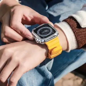 Vibrant Fluorescence Silicone Strap for Apple Watch 13 S6dd4ed91567b41c598ca84b9f347ec12q