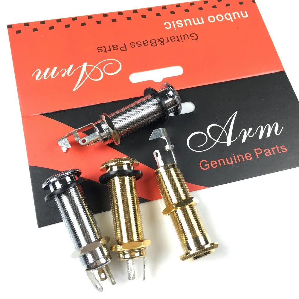 Stereo Long-Threaded Output Jack for Guitars 2 Stereo Long-Threaded Output Jack for Guitars - Image 2