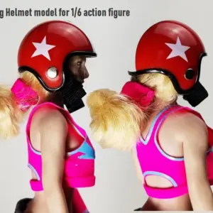 Vibrant Mini Motorcycle Helmet for 1/6 Action Figures 11 S6df5a1f2233d41e18140bc270670b639N
