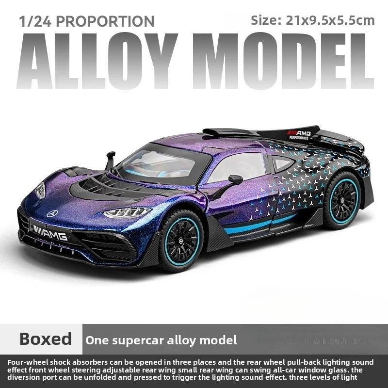 Mercedes-Benz AMG ONE GTR 1:24 Die-Cast Model Car 7 Mercedes-Benz AMG ONE GTR 1:24 Die-Cast Model Car - Image 7