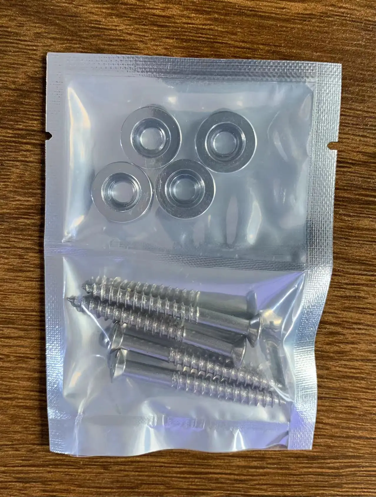 Chrome Brass Neck Bushings Set for Electric Guitar and Bass 5 Chrome Brass Neck Bushings Set for Electric Guitar and Bass - Image 5