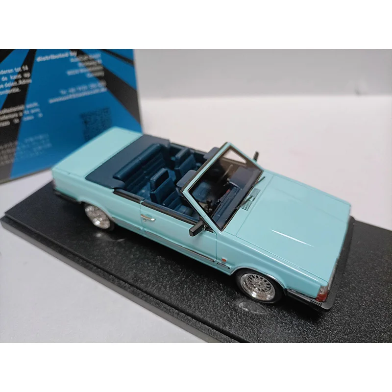 1985 GLE Convertible Diecast Model in Light Blue 1 1985 GLE Convertible Diecast Model in Light Blue