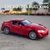 Red Toyota Supra 1:32 Diecast Model