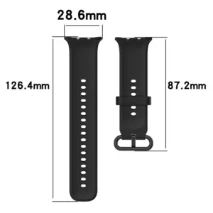 Silicone Strap for HONOR Watch 5 Model HW5 12 S6e769839f5cf47368a398970eead2915V