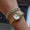 Two-Tone Stainless Steel Watch & Jewelry Set