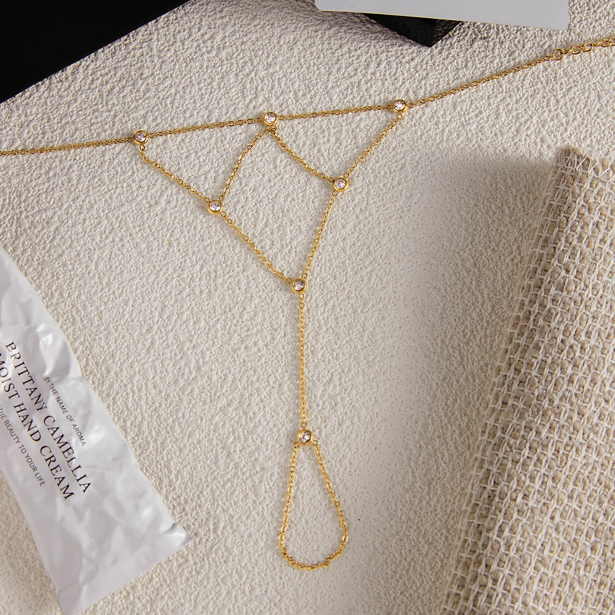 Elegant Gold-Tone Zirconia Jewelry Set for Women 6 Elegant Gold-Tone Zirconia Jewelry Set for Women - Image 6