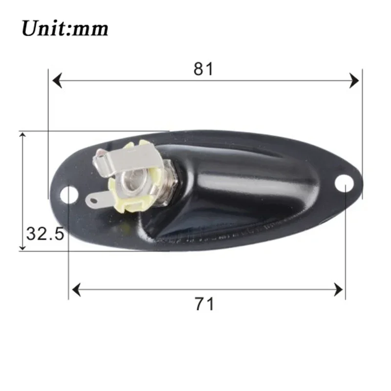 Boat-Shaped Guitar Output Jack for FD ST 4 Boat-Shaped Guitar Output Jack for FD ST - Image 4